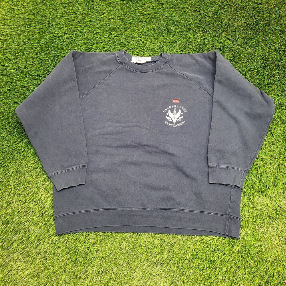 Vintage 90s LEVIS Sweatshirt Womens XL 25x26 Warszawski